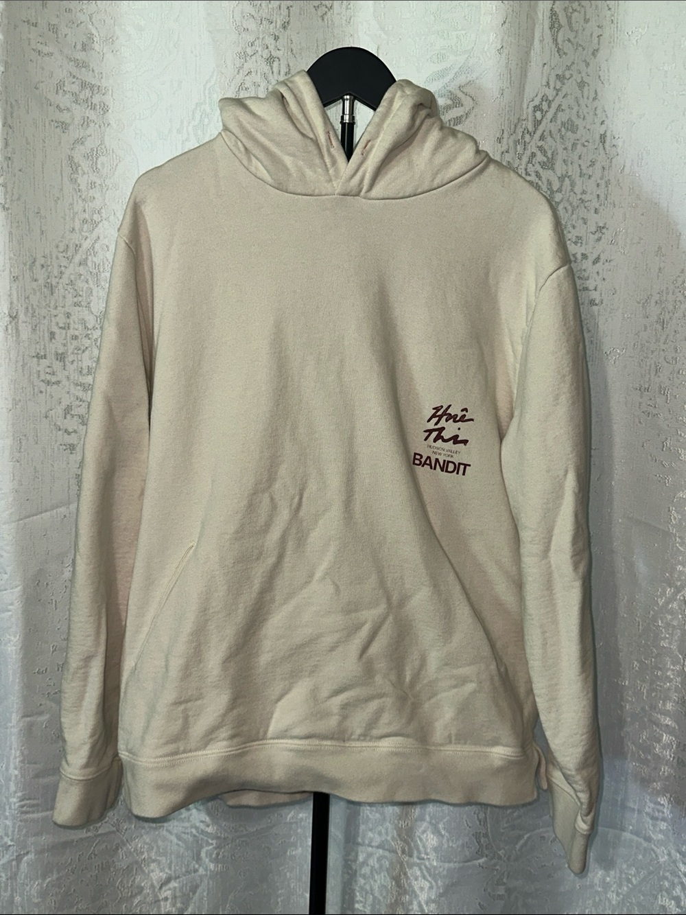 Bandit Running x Hue Thi RARE Textural Current Hoodie, Unisex Medium